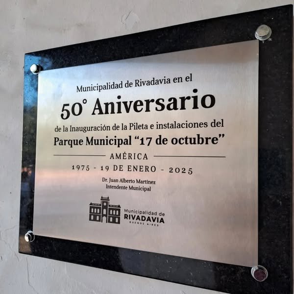 Celebración del 50° aniversario del Parque Municipal 17 de Octubre en Rivadavia